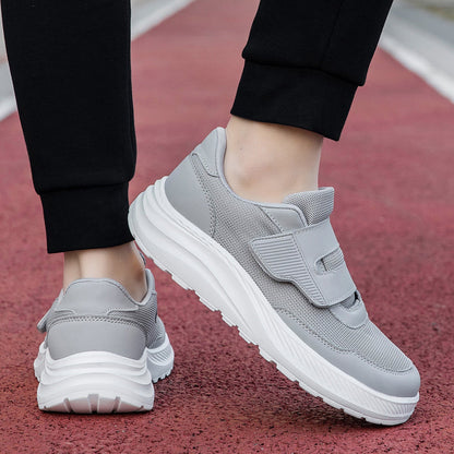 Damen Sneaker Bequem Elastisch Klettverschluss Sportlich wird
