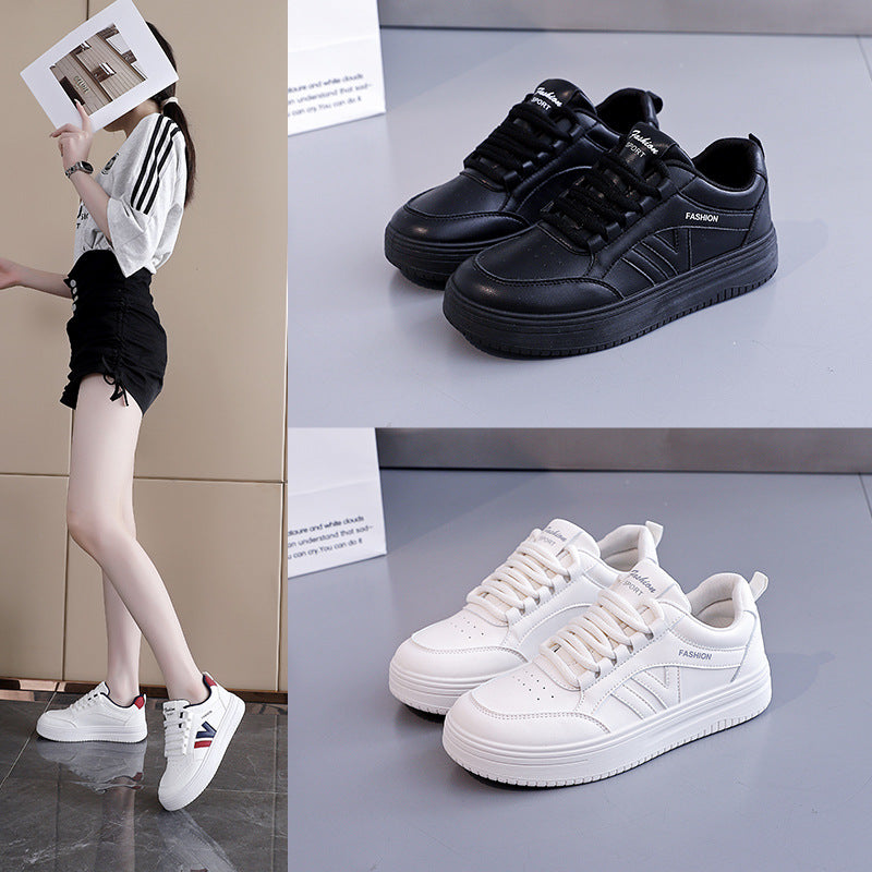 Damen Sneaker Dicksohle Sportlich Modisch