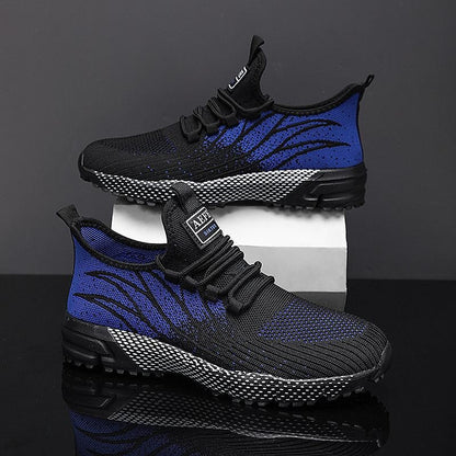 Damen Laufschuhe Sportlich Sneaker Strickdesign