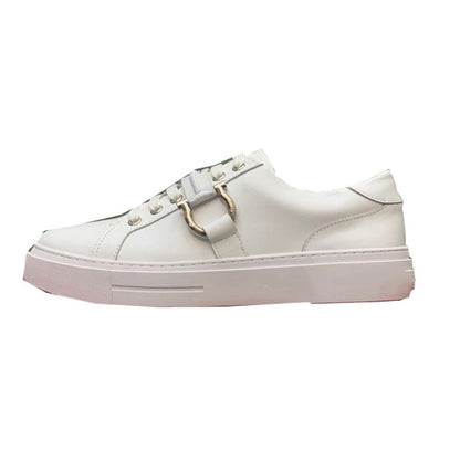 Damen Sneaker Rutschfest mit Schnallen Detail