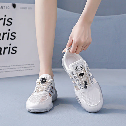 Damen Sneaker Atmungsaktives Mesh Schnürsystem