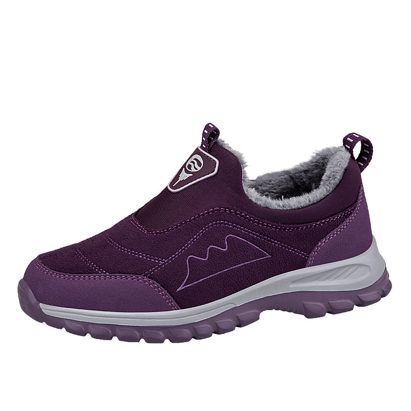 Damen Slip-On Schuhe Bequem Isoliert Warm