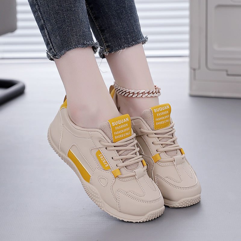 Damen Sneaker Sportlich Atmungsaktives Mesh Schnürsystem