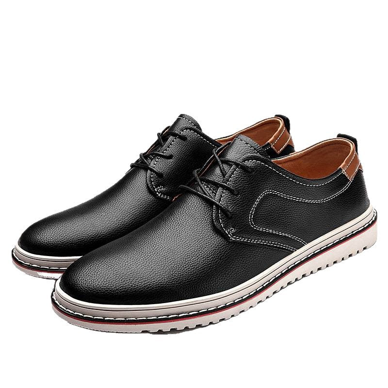 Herren Schnürschuhe Leder Elegante Modern