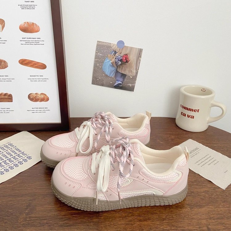 Damen Sneaker Sportlich Schnürsystem Rutschfest