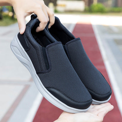 Damen Sneaker Atmungsaktives Mesh Bequem Stoßdämpfung Schwarz - Norvielle