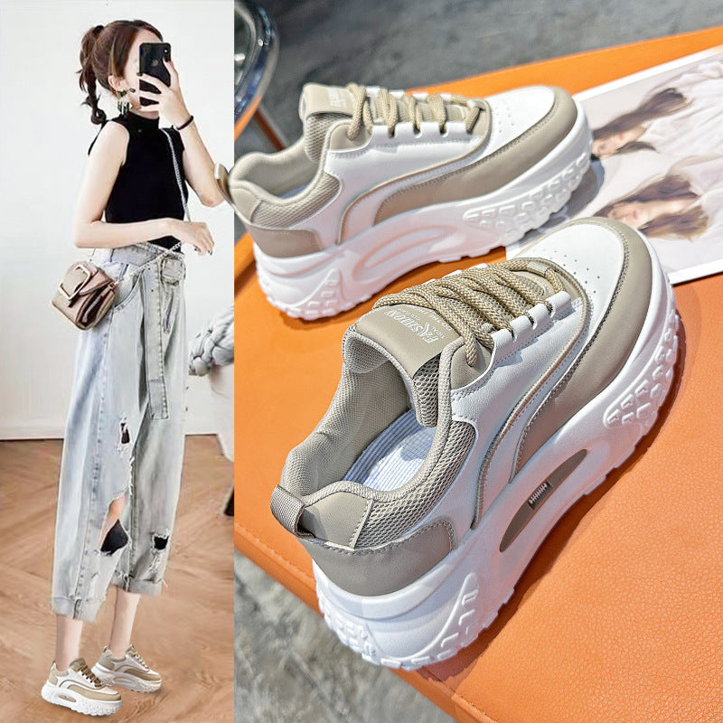 Damen Sneaker Lässig Sportlich Weiß - Norvielle