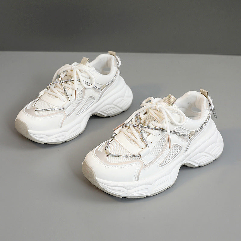 Damen Sneaker Chunky Mesh Schuhe