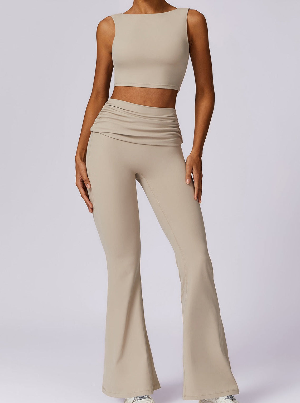 Damen High-Waist Leggings Stretch Gummibund
