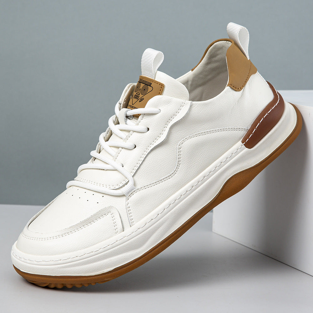 Damen Sneaker Leder Bequem Komfortabel