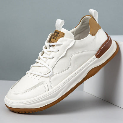 Damen Sneaker Leder Bequem Komfortabel