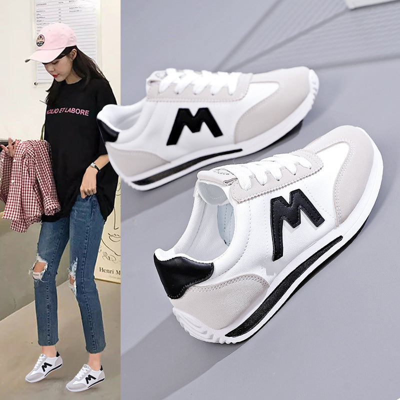 Damen Sneaker Retro atmungsaktives Mesh Weiß - Norvielle