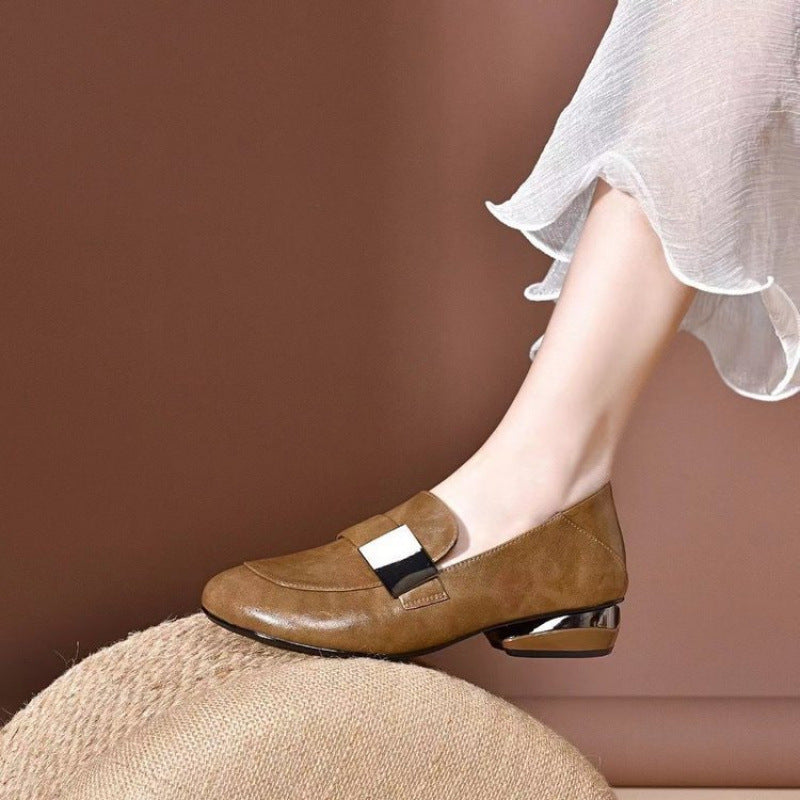 Damen Slipper Weich Bequem mit Schnalle Schwarz - Norvielle