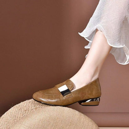Damen Slipper Weich Bequem mit Schnalle Schwarz - Norvielle