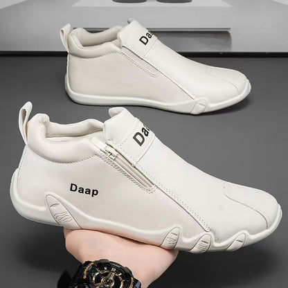 Damen Sneaker Komfortabel Reißverschluss Bequem
