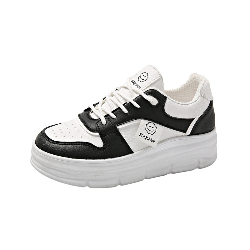 Damen Plattformsneaker Hoch Mit Polsterung