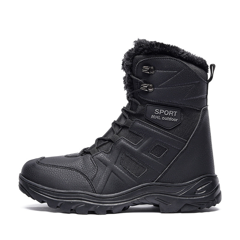 Damen Wanderstiefel Warm Rutschfeste Winterstiefel