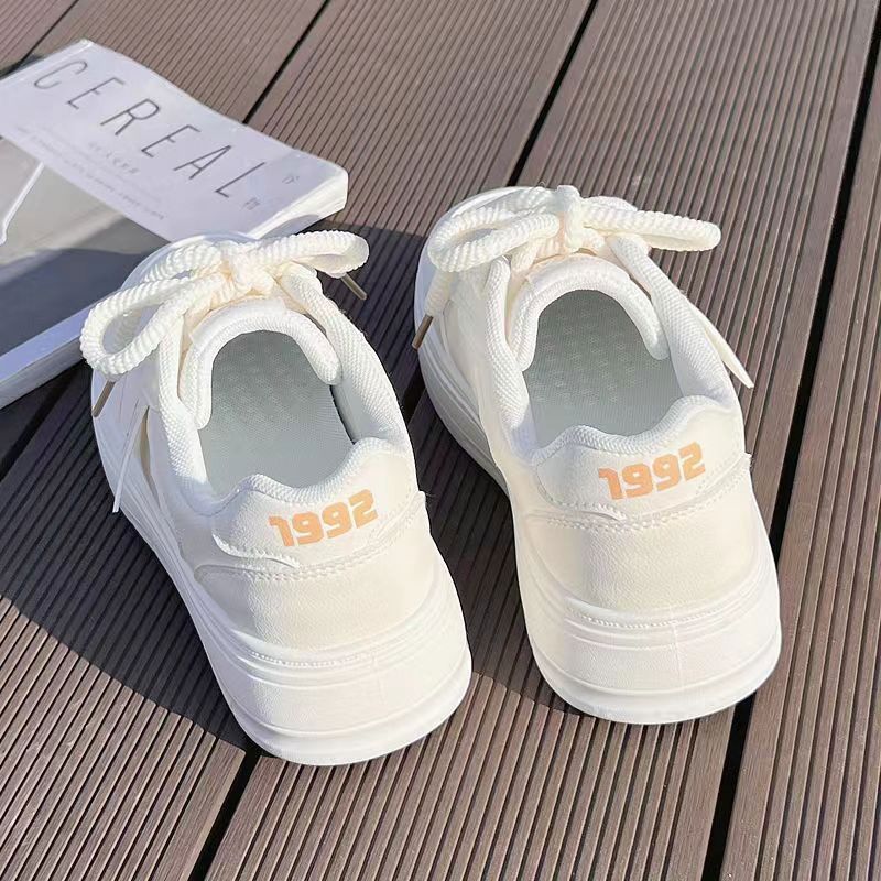 Damen Plattform Sneaker Atmungsaktives Material Sportlich