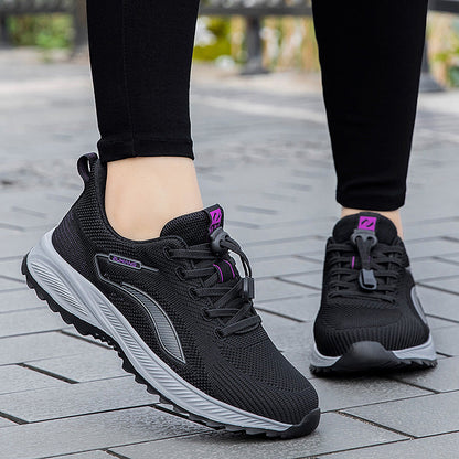 Damen Laufschuhe Atmungsaktives Mesh Komfortabel Schnellschnürsystem - Norvielle