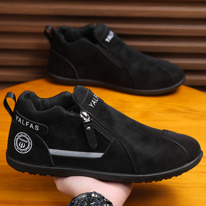 Damen Stiefeletten Elegante Reißverschluss Schuhe Bequem