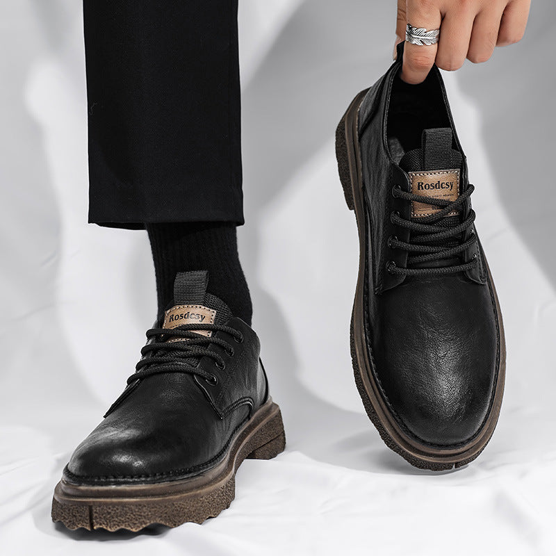 Damen Schnürschuhe Robustes Leder Rutschfest