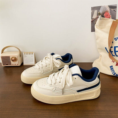 Damen Plateausneaker Höhe 7 cm