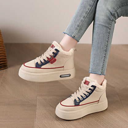 Damen High- Sneaker Warmfutter