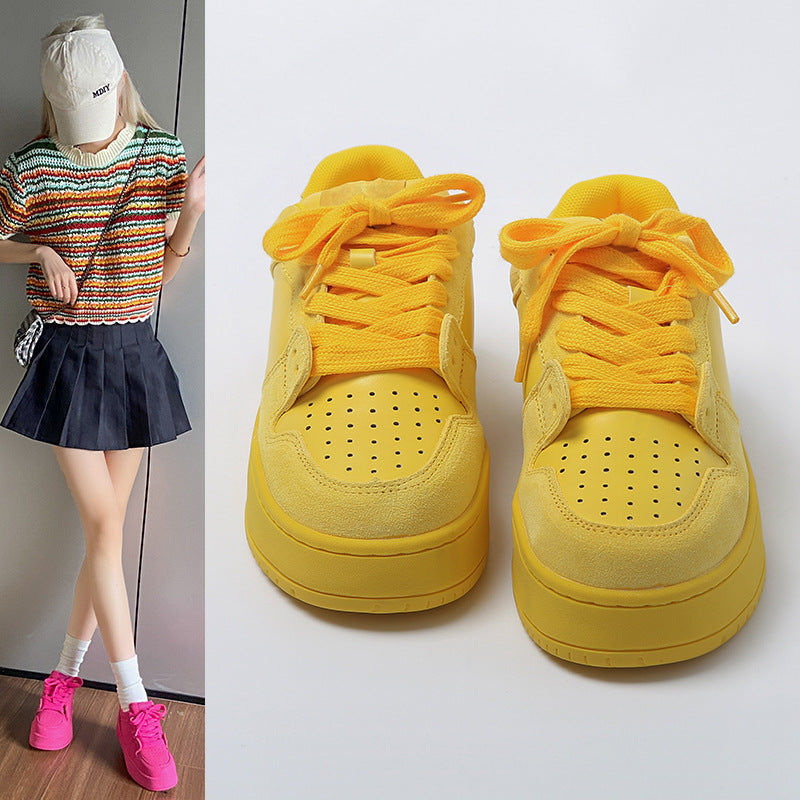 Damen Sneaker Atmungsaktiv Bequem Breite Sohle