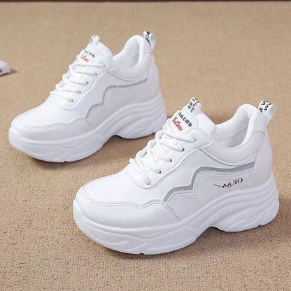 Damen Sneaker Hochplateau Bequem