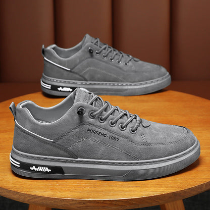 Damen Sneaker Wildleder Komfort Laufsohle