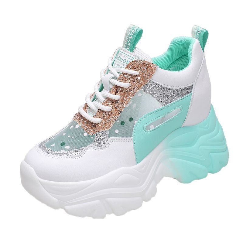 Damen Sneaker Glitter Bequem Dämpfend - Norvielle