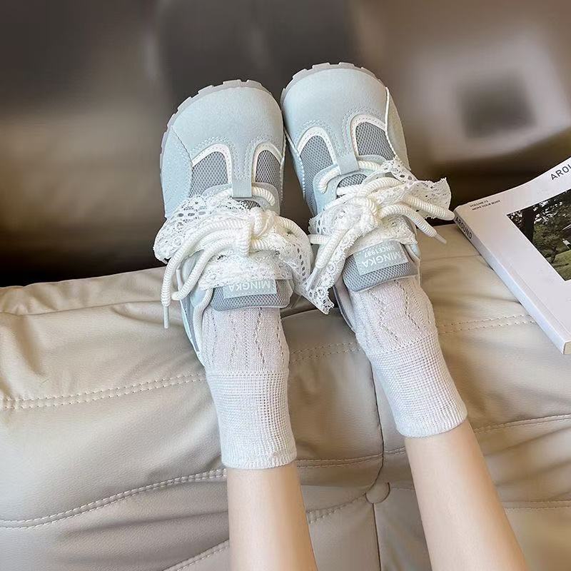 Damen Sneaker Spitze Komfortabel Elegant