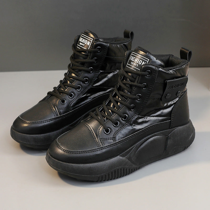 Damen High- Sneaker Sportlich Rutschfest