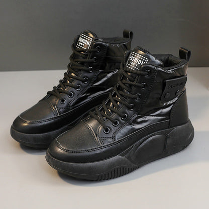 Damen High- Sneaker Sportlich Rutschfest