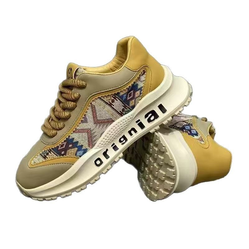 Damen Sneaker Bequem Weiche Sohle
