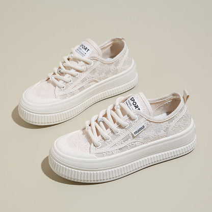 Damen Sneaker Komfortabel Dicksohlige Schuhe