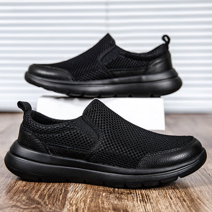 Damen Sneaker Slip-On Atmungsaktiv Rutschfeste Sohle