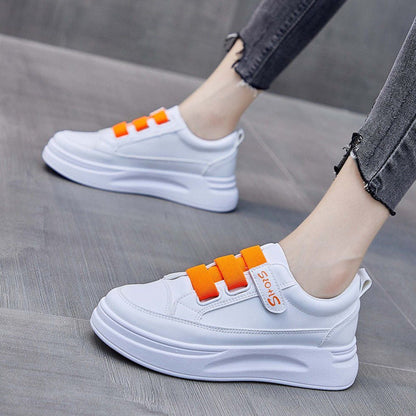 Damen Sneaker Bequem Klettverschluss Weiches Innenfutter