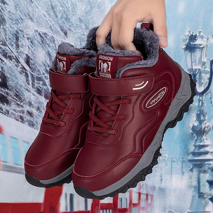 Damen Schnürstiefel Warm Winterstiefel Heidi Style
