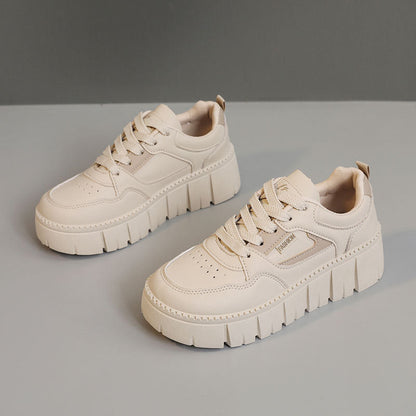 Damen Chunky Sneaker Plateau Schuhe Hoch Modern