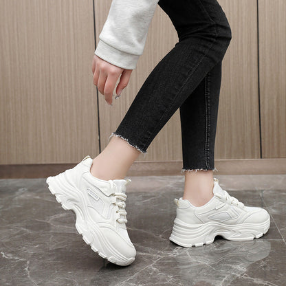 Damen Laufschuhe Chunky Atmungsaktives Mesh Sportlich