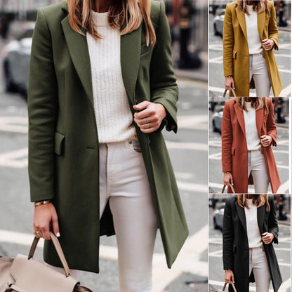 Damen Langblazer Elegant Modern