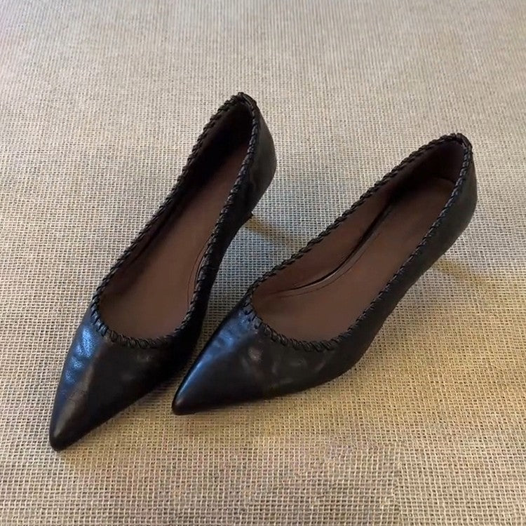 Damen High Heels Spitze Riemen Elegant