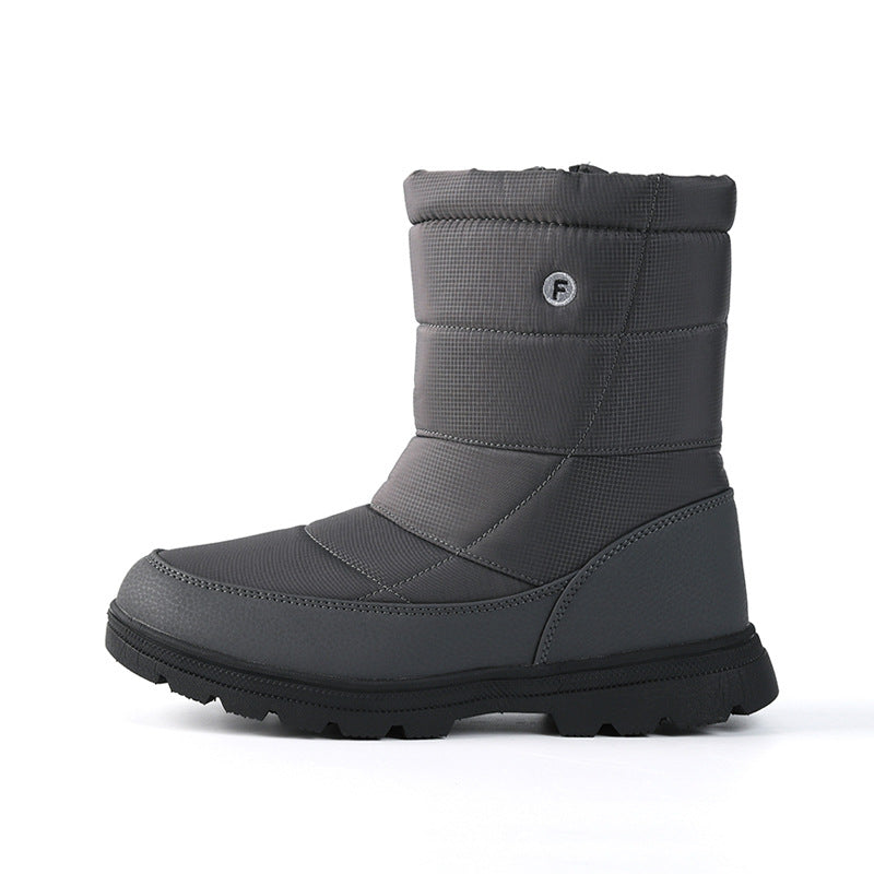 Damen Winterstiefel Isoliert Rutschfest Schnellverschluss