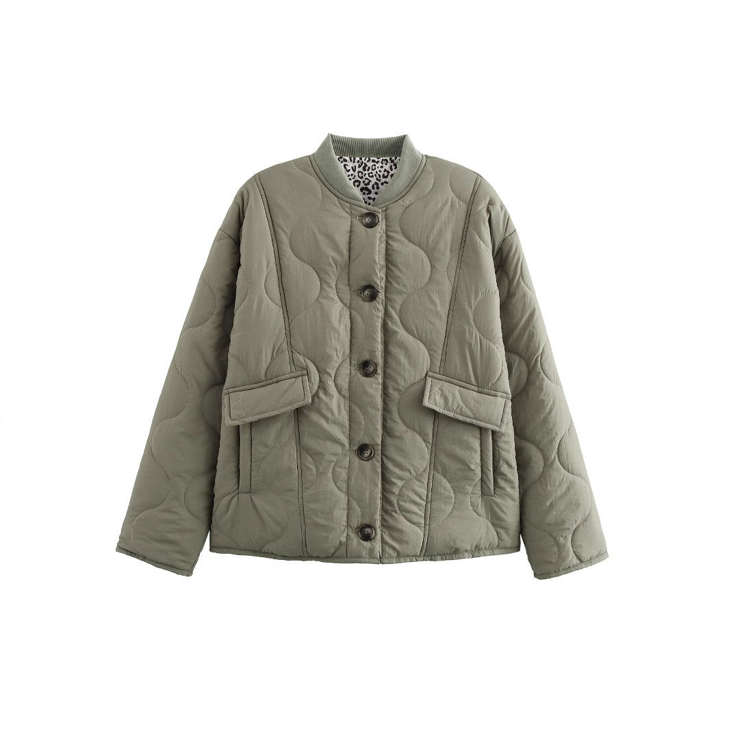 Damen Steppjacke Warme Winterjacke Modern