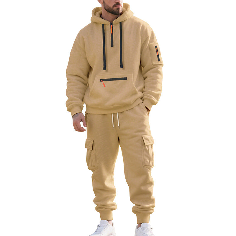 Herren Sportanzug Hoodie Jogginghose Sportlich