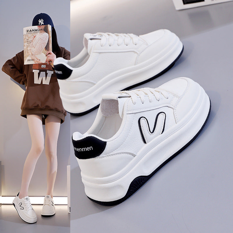 Damen Sneaker Hoch Atmungsaktives Obermaterial Dickes Profil - Norvielle