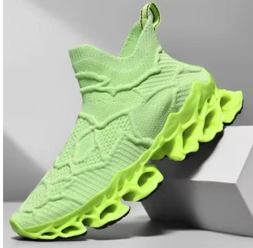 Damen Sneaker Strick Rutschfest Komfortabel
