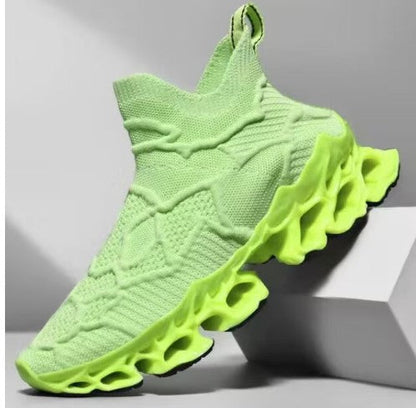 Damen Sneaker Strick Rutschfest Komfortabel