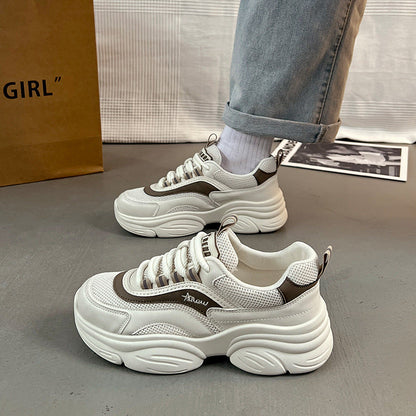 Damen Chunky Sneaker Atmungsaktives Mesh Komfortabel